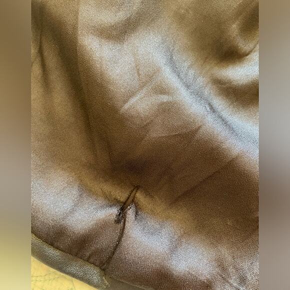 VTG Rafael Whimsy Goth Open Front Dolman Sleeve Retro Leather Jacket Medium - Picture 7 of 10